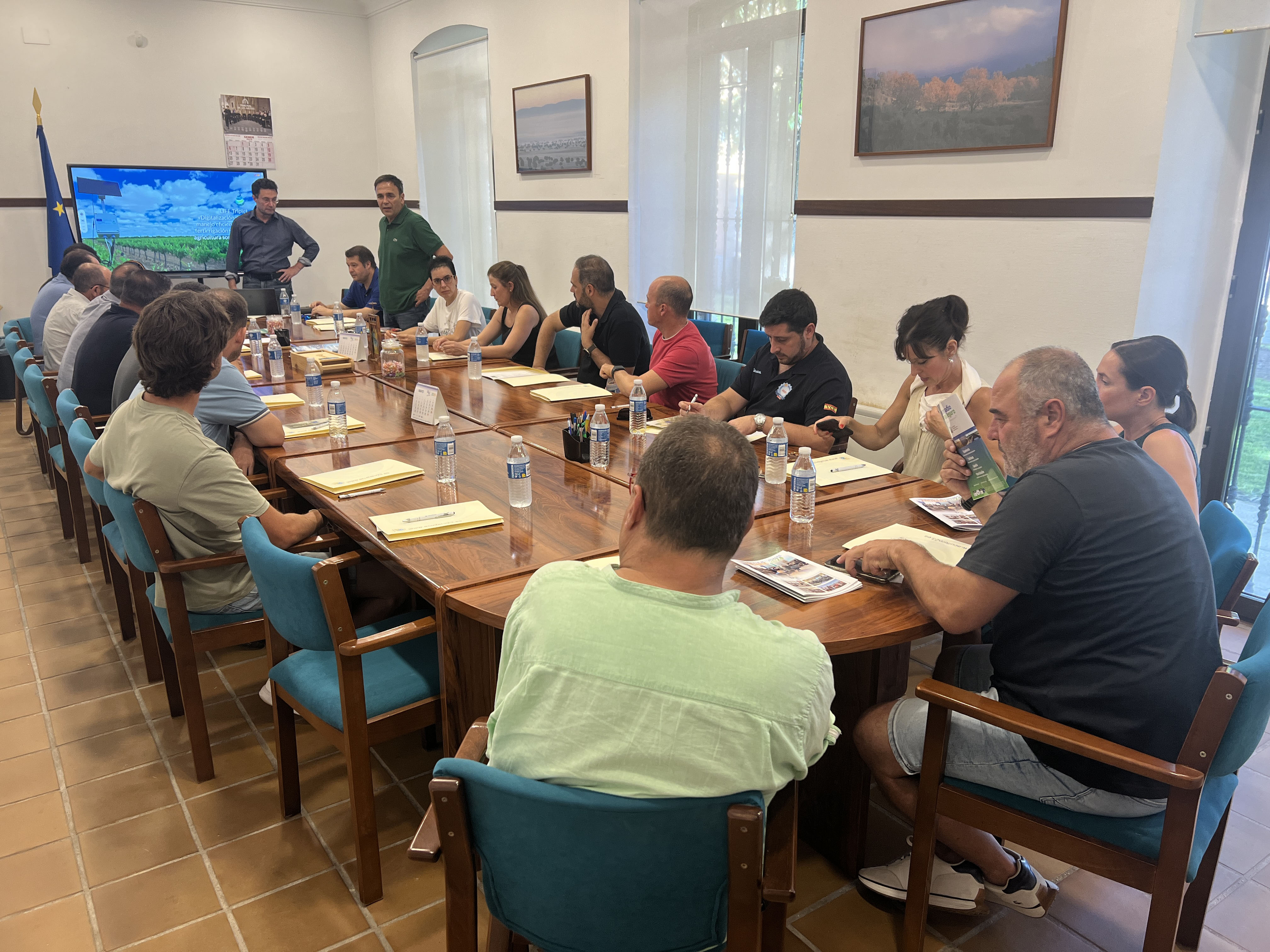 Life Triplet forma en Tomelloso a una veintena de agricultores y técnicos sobre la eficiencia en el riego