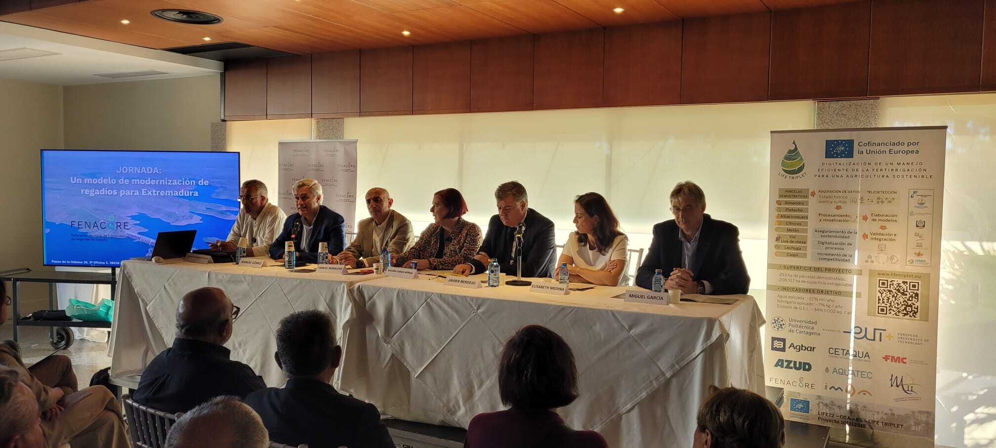 El proyecto europeo Life Triplet, presente en la Junta Directiva de Fenacore, en Don Benito (Badajoz)