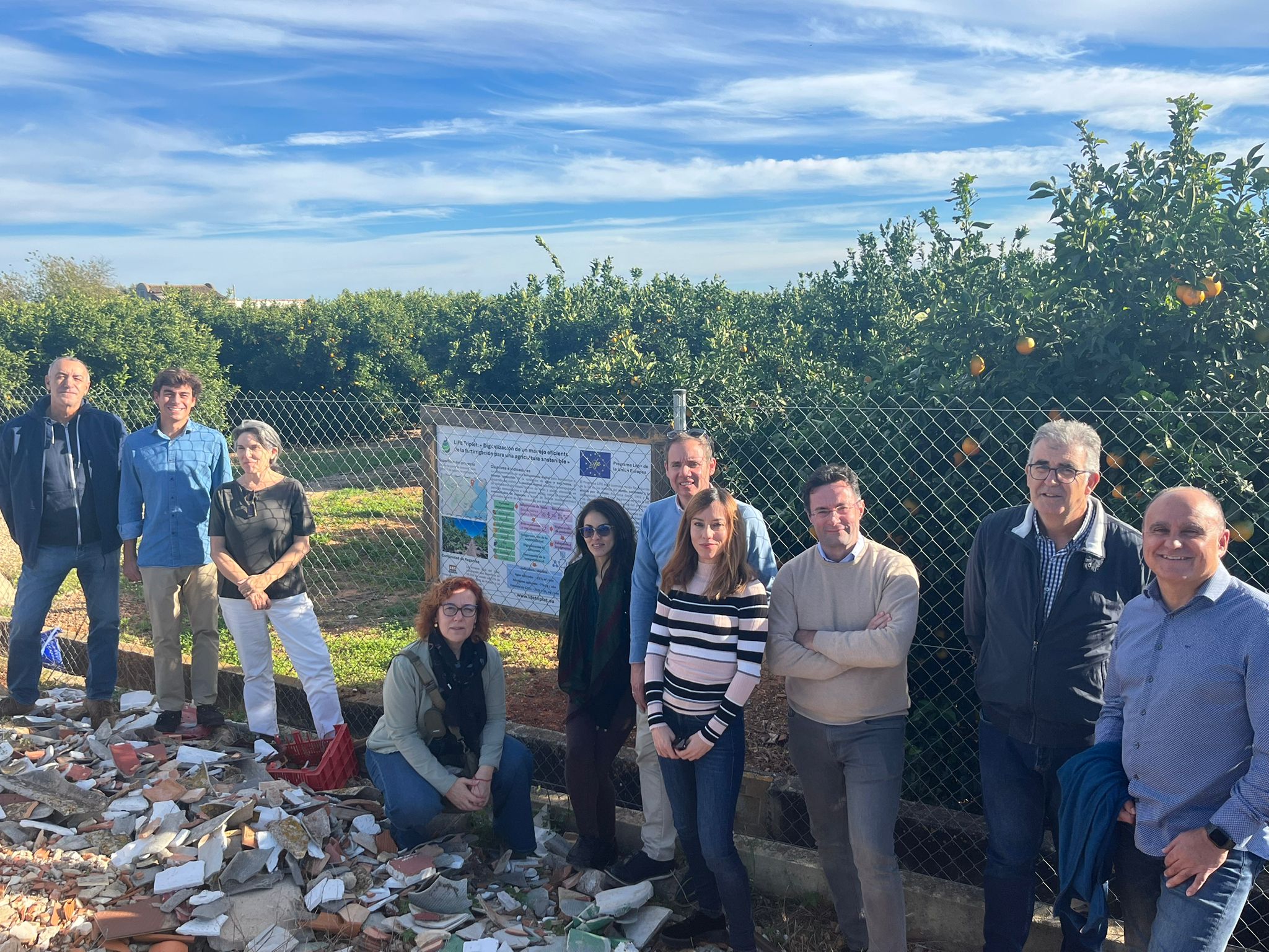 Las herramientas del proyecto europeo Life TRIPLET se presentan en la Acequia Real del Júcar, en Valencia