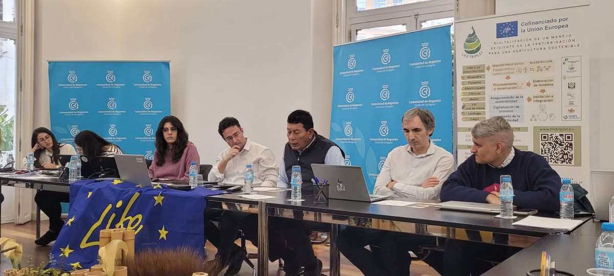 Life Triplet con la Comunidad de Regantes del Campo de Cartagena